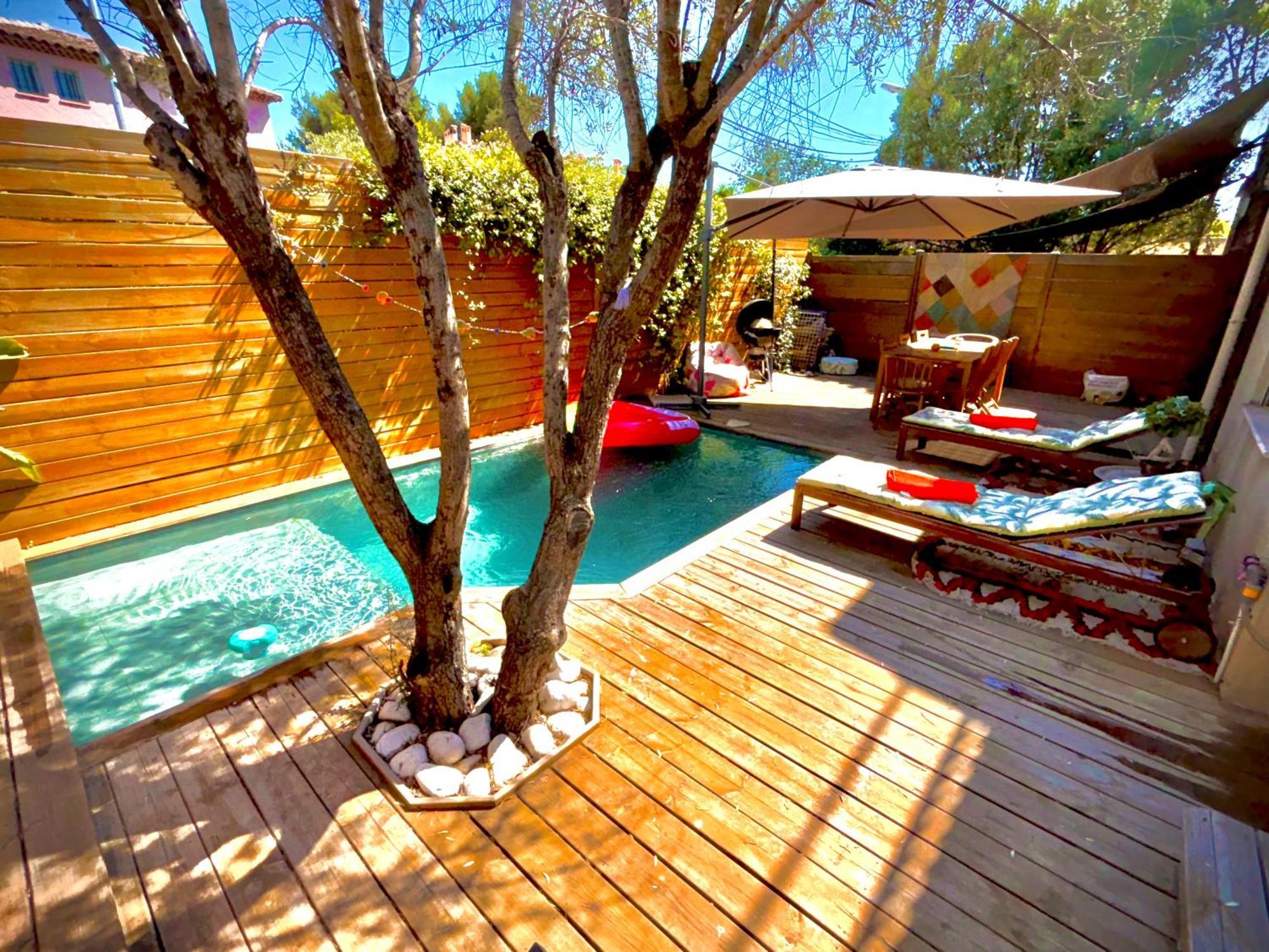 Maison Avec Piscine Et Jacuzzi Proche Des Plages Toulon Exteriör bild